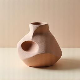 Nahaufnahme einer Keramikskulptur